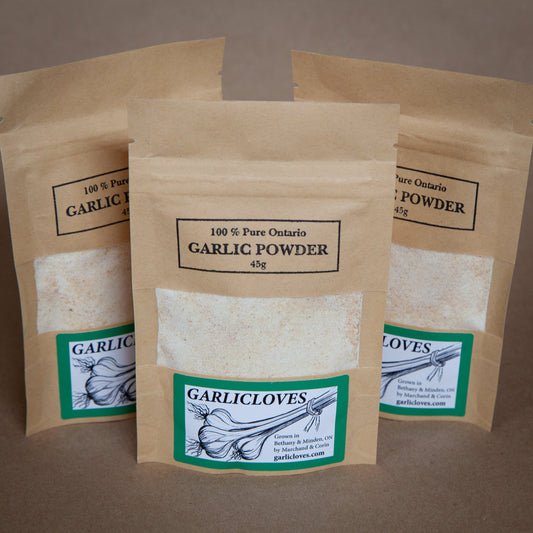 3 x  100% Pure Ontario Garlic Powder
